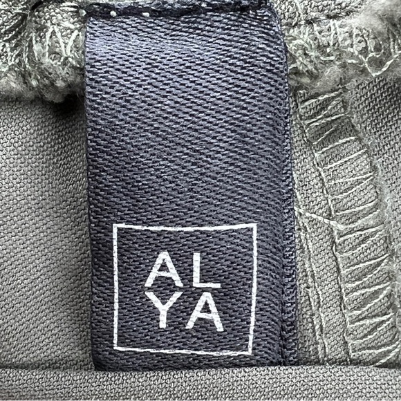 Medium Alya Green Jogger Pants Pull On Olive Military Pockets - Picture 7 of 10